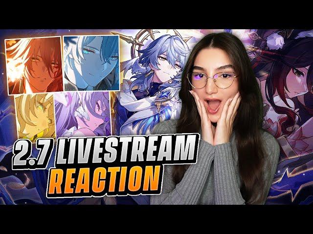 THIS WILL BE THE BEST PATCH EVER! / HONKAI: STAR RAIL 2.7 LIVESTREAM REACTION