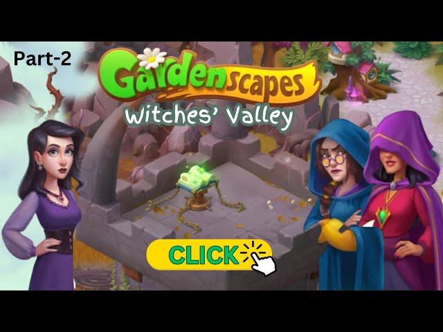 Playrix Gardenscapes | Expedition Unravel the Mystery of the Cursed Valley ! Part (2/2)