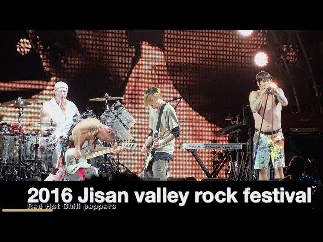 Red Hot Chili peppers 레드 핫 칠리 페퍼스 지산 Full Video@20160722 Rock Music