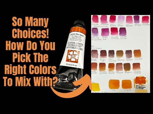 Secrets To Choosing Perfect Colors for Easy Mixing - Aussie Red Gold