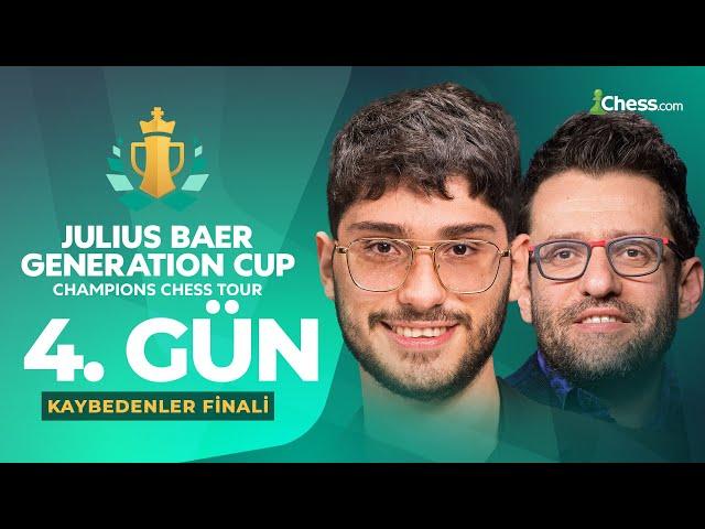 Carlsen'in Rakibi Kim Olacak? Alireza vs Aronian vs MVL | Julius Baer Generation Cup 2024 | 4. Gün