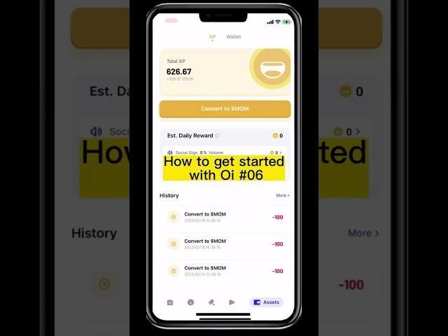 How to  create a wallet on Oi! Network?