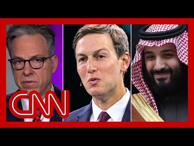 Tapper reacts to Jared Kushner's comments about Saudi crown prince and Khashoggi