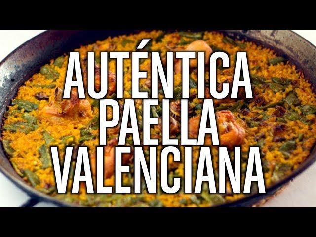 Receta de la auténtica paella valenciana (DOBLAJE)