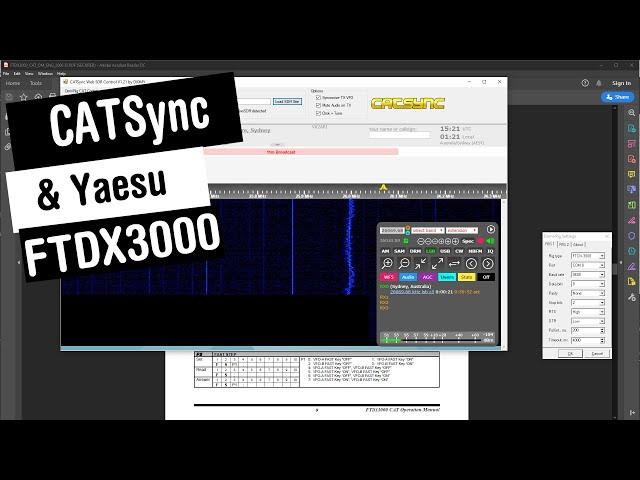 CatSync and Yaesu FTDX 3000