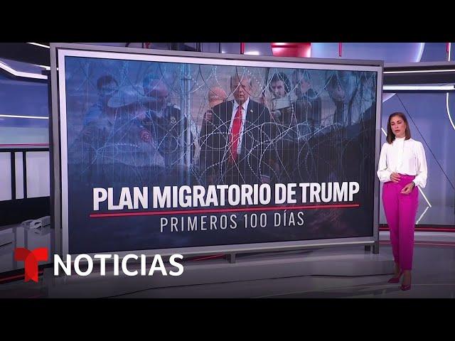 Así pudieran ser los primeros 100 días de Trump en materia migratoria | Noticias Telemundo