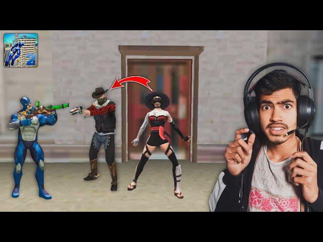 CAN ROPE HERO BEAT TWO VILLAINS | ROPE HERO MAFIA CITY WARS GAMEPLAY