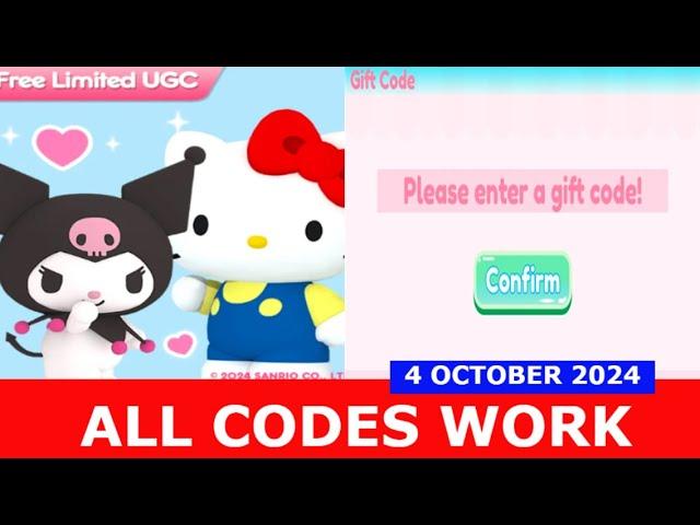 *ALL CODES* [Limited Free UGC]My Hello Kitty Cafe(Tycoon) ROBLOX | OCTOBER 4, 2024