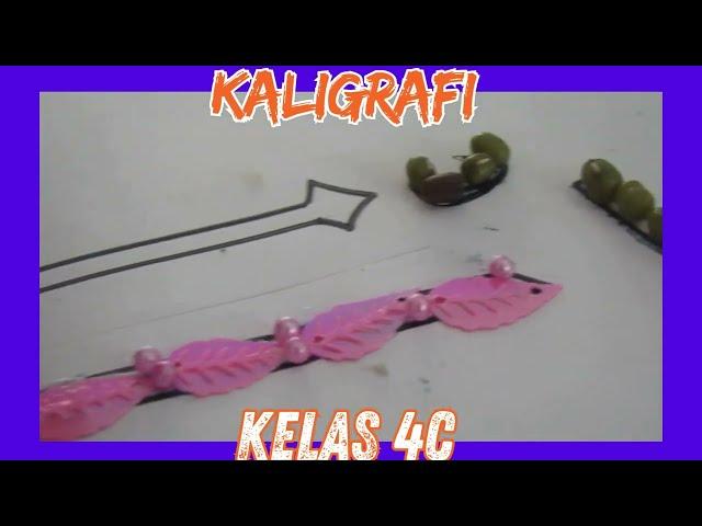 Membuat KALIGRAFI Materi Asmaul Husna kelas 4C | SDN SUMUR BATU 08