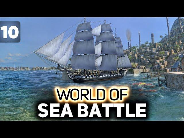 Строим Constitution ‍️ World of Sea Battle [PC 2023] #10