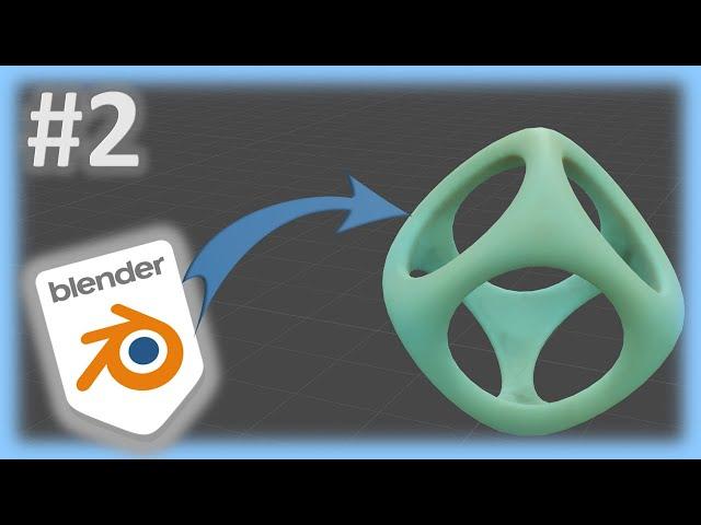 Blender Tutorial for ABSOLUTE Beginners - Part 2: Modifiers