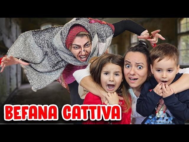 THE EVIL BEFANA HIDES IN MARTINA MISSY AND LEON'S HOUSE AND SCARES THEM, MAMA TY IS SCARED!