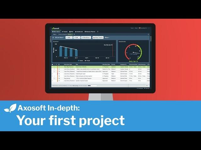 Axosoft: In-Depth First Project Setup