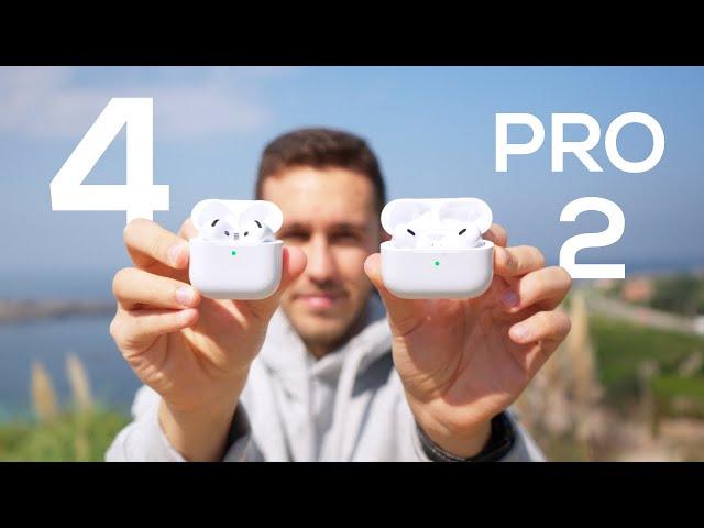 AirPods 4 vs AirPods Pro 2  Todas las DIFERENCIAS.... ¿Cuál elegir?