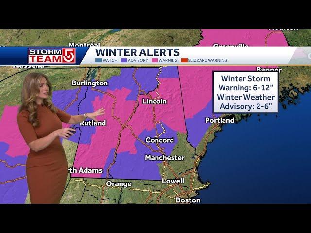 Video: Mostly rain in Mass. on Thanksgiving, heavy snow in ski country