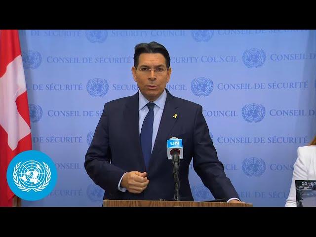 Israel on the Middle East - Media Stakeout | United Nations