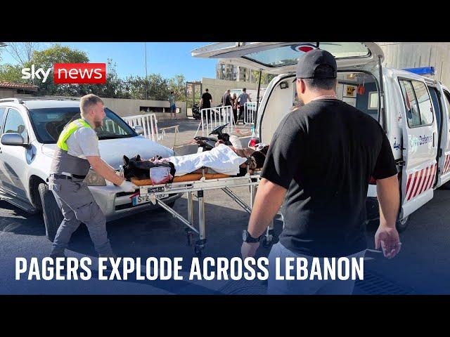 Pagers explode across Lebanon, injuring dozens of people including Hezbollah members