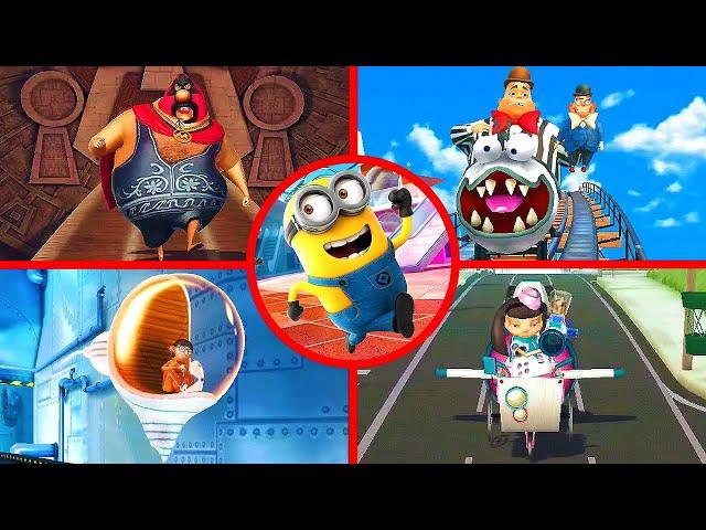 Despicable Me: Minion Rush - All Bosses (Boss Fight) 1080P 60 FPS