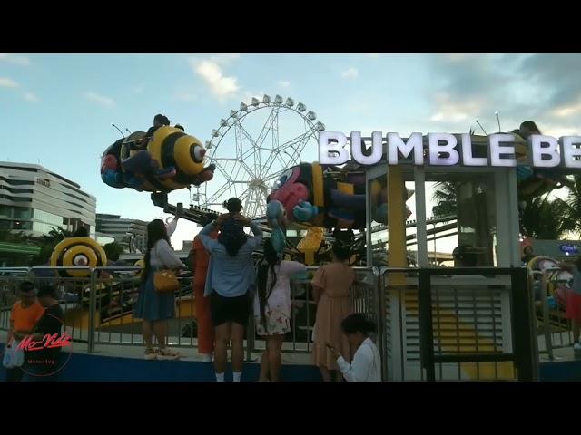 Amusement Park SM By the Bay, amusement park rides, mall of asia vlog,