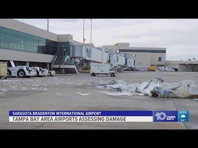 Tampa Bay-area airports assess damage as they plan to reopen after Milton