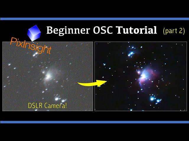 PixInsight Beginner Tutorial Step by Step Orion Nebula Image Processing (part 2)