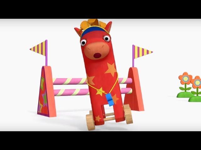 Деревяшки - Тренер - развивающие мультфильмы для самых маленьких 0-4 HD