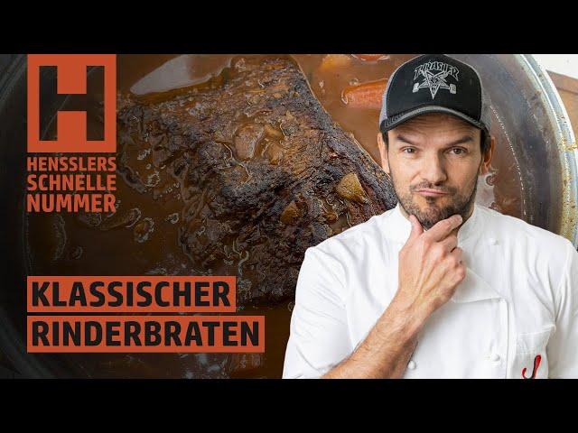 Schnelles Klassischer Rinderbraten Rezept von Steffen Henssler