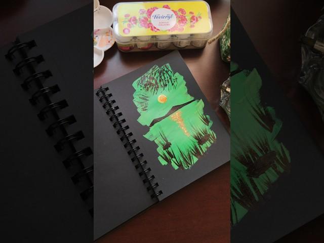 Natural Acrylic painting#painting#art#scenery#shorts#ytshorts#subscribe#support#trending#song#viral