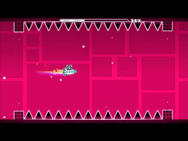 First Video Of Geometry Dash *-* - Stereo Madness - Zuqp