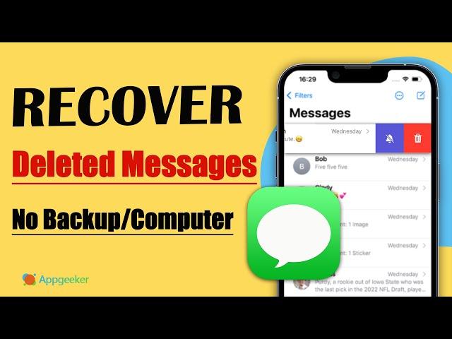 How to Recover Deleted iPhone Text Messages without Backup/ Computer| iPhone SMS Recovery No Backup