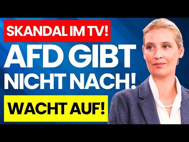 EKLAT IM TV! MEINUNG EINFACH IGNORIERT! NUR DIE AFD KÄMPFT FÜR BÜRGER! KLARHEIT UND WAHRHEIT!