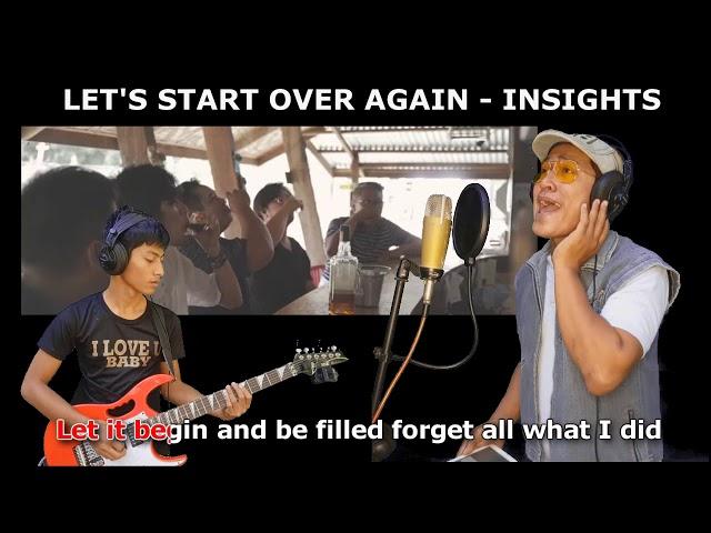 LET'S START OVER AGAIN BY INSIGHTS - CHRISTOPHER P. QUINTANA / NICO U. QUINTANA COVER