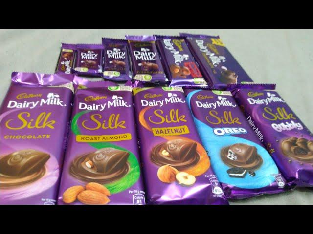 All Dairy milk chocolate small to big