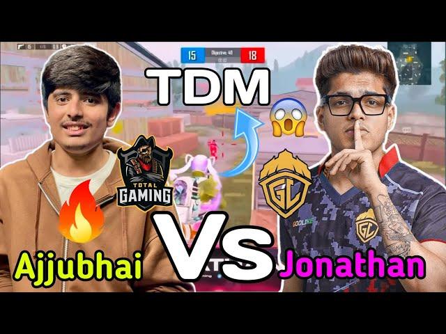 Jonathan Vs Ajjubhai 1v1 Tdm  || Ajjubhai Challenge Jonathan 1v1 Fight  Jonathan Accept Challenge