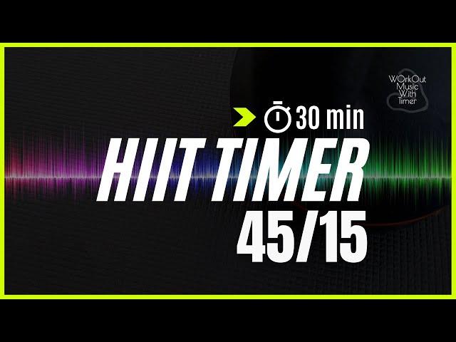 My best timer for leg workout, 30 min of 45/15 with Energetic music - Mix 65