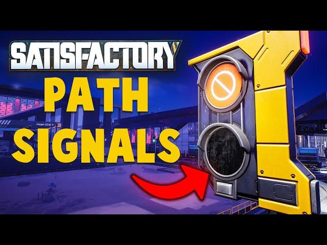 Train Path Signals EXPLAINED and MORE..!! in Satisfactory