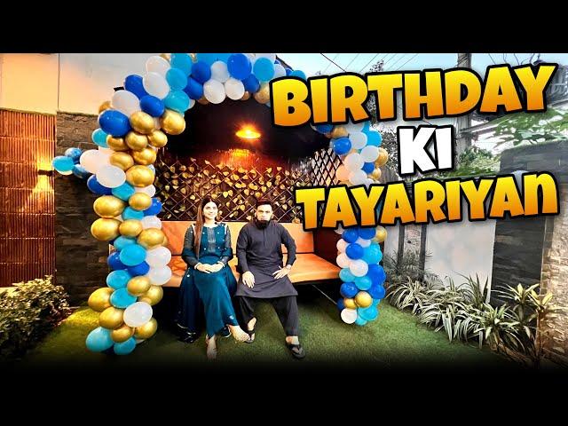 Aj Khana Baanta  | Birthday Decoration | Tasty Rabi Food & Vlog