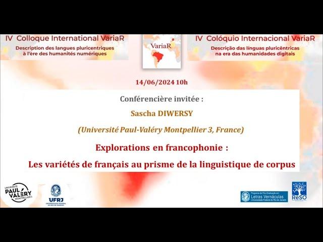 Explorations en francophonie (Sasha Diwersy)