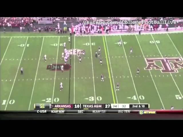 Arkansas QB Tyler Wilson vs Texas A&M ᴴᴰ