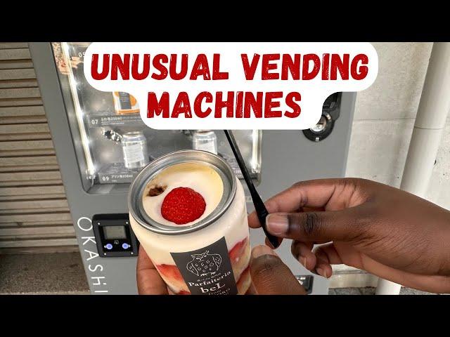 Unique Vending Machines in Japan || ONLY IN JAPAN!!!