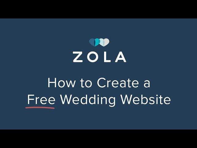 Zola | Free Easy Wedding Website Templates | How It Works