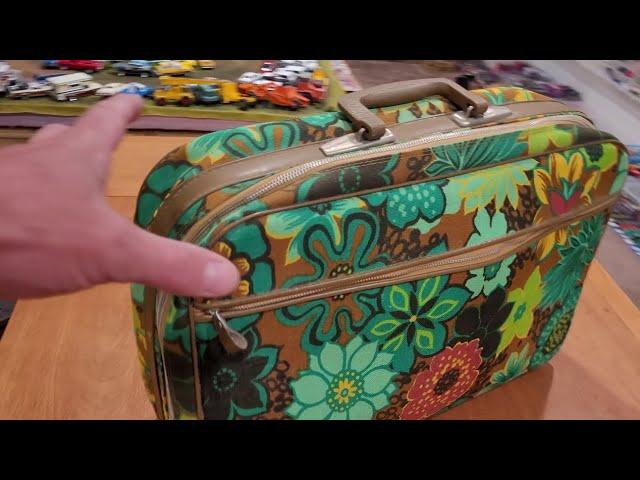 Smelly Mystery Suitcase filled with Old Toy Cars!