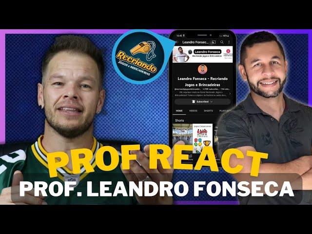 Recriando Jogos e Brincadeiras Prof. LEANDRO FONSECA - Prof React #educaçãofísicaescolar