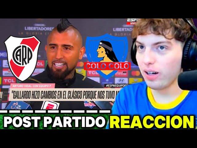 DAVOO XENEIZE REACCIONA A La DECLARACIÓN De ARTURO VIDAL POST PARTIDO VS RIVER PLATE