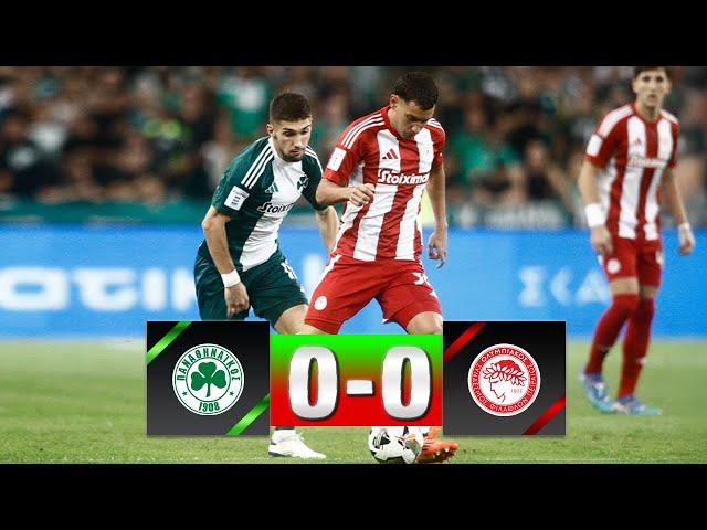 Παναθηναϊκός - Ολυμπιακός 0-0 | Highlights - 7η Αγ. Superleague (6/10/2024)