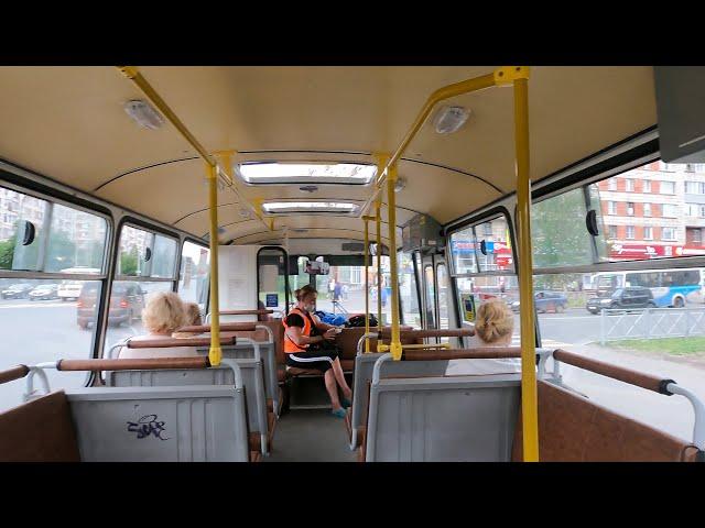 Архангельск Travel 4K in the PAZ-32054 bus. автобус ПАЗ-32054