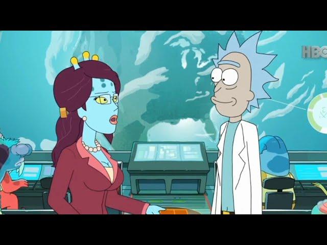 Rick Reconciles with Unity | Rick and Morty Season 7 Episode 3