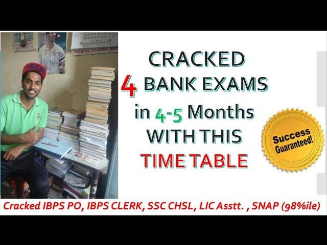 My Daily schedule for Banking Aspirants | SBI IBPS Exams | English Part- 12:25