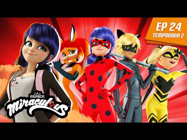 MIRACULOUS |  CATALIZADOR - DÍA DE LOS HÉROES 1  | Episodio completo ▶️ Temporada 2 Episodio 24