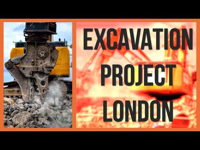 BIG excavation project in LONDON! | DIGGERS AND DOZERS